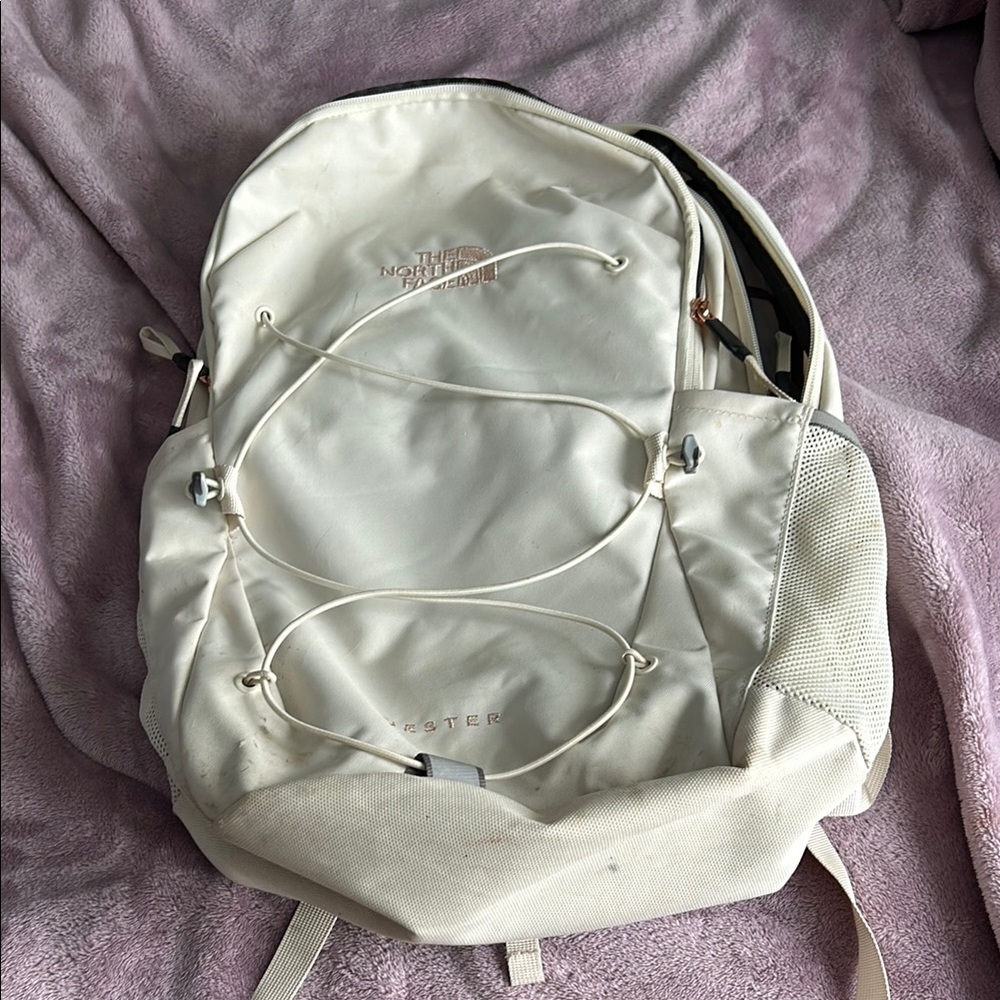 The North Face White Backpack